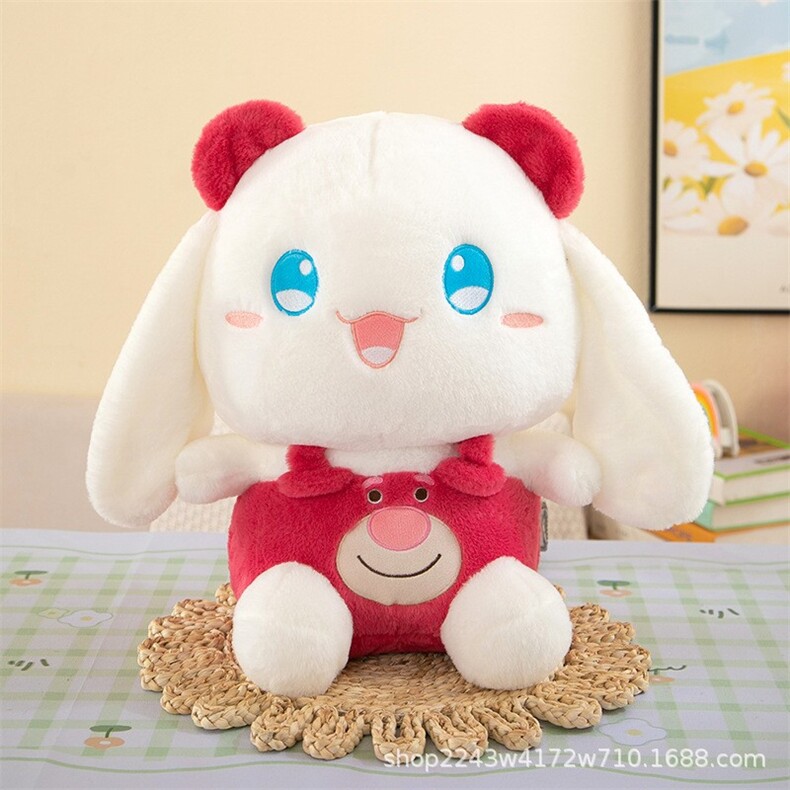 背带玉桂狗，双强毛绒玩具