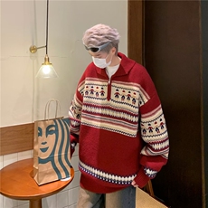 美式毛衣男慵懒风休闲针织衫R3165P55，男装针织衫/毛衣，星座1116-2