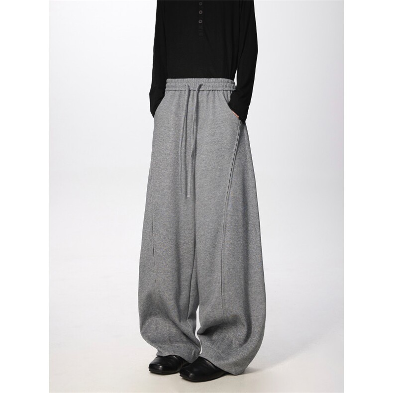 XZ607–1-DGWK2026-设计款弯刀卫裤面料成分65棉35聚酯纤维，男装休闲裤，星座607-1