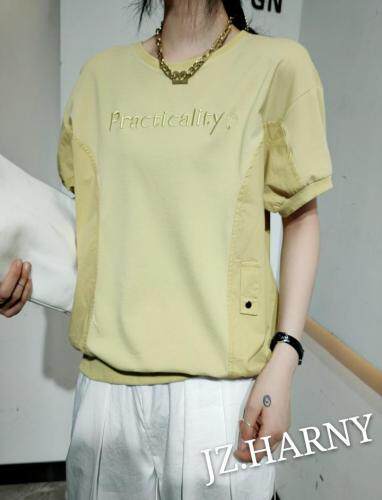 9069短袖刺绣卫衣，女装卫衣/绒衫，俊泽.哈妮