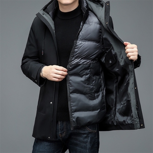 AH22122钱塘2020-3新款男士连帽时尚休闲羽绒服外套一衣三穿P240图片