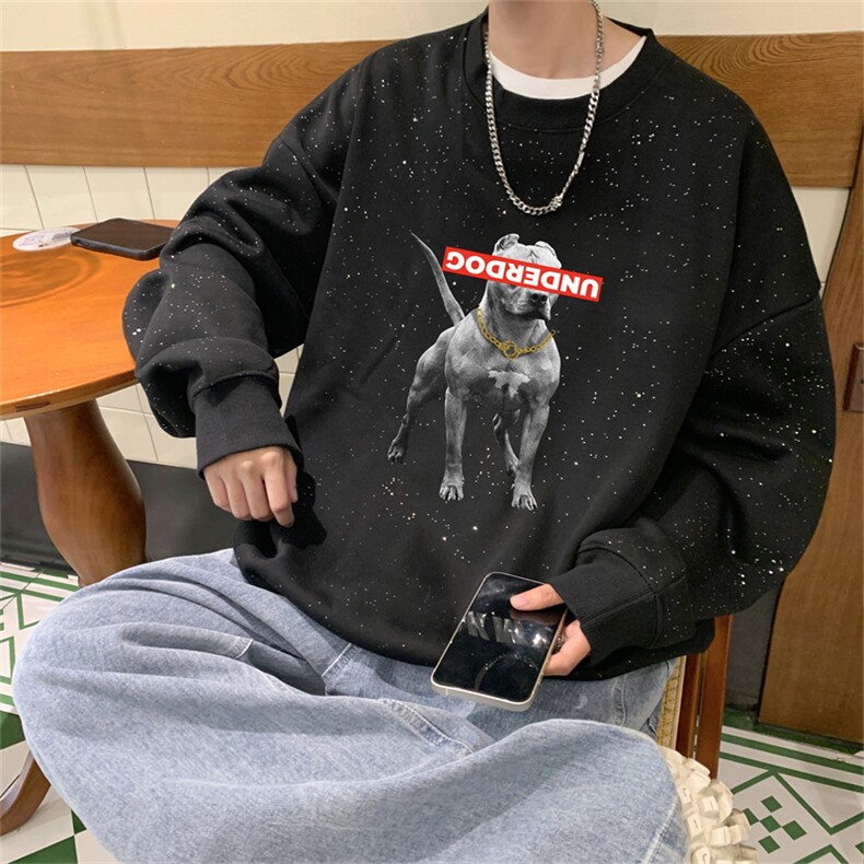 特p38控68满天星50棉圆领卫衣MW502,男装卫衣,电商B370