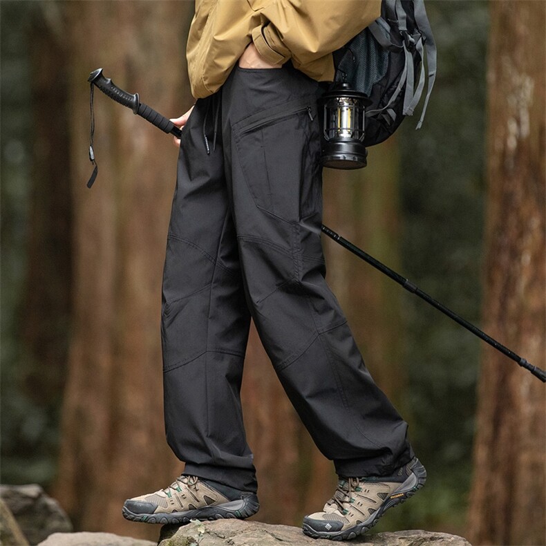 山系户外登山伞兵工装裤机能风速干防水冲锋裤男春季 K3503 特P50图片