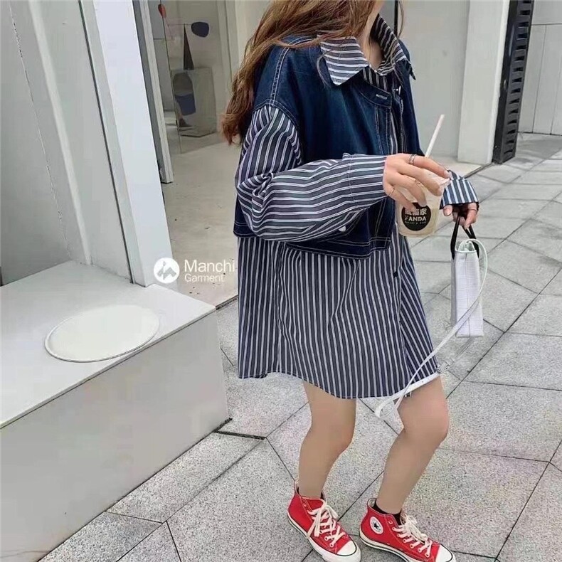 衬衣两件套，其它，Waves smile