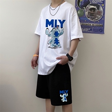 男士短袖t恤夏季潮流潮男搭配休闲套装潮牌体桖A161-2-TZ06-P50，男装休闲套装，电商A161-2