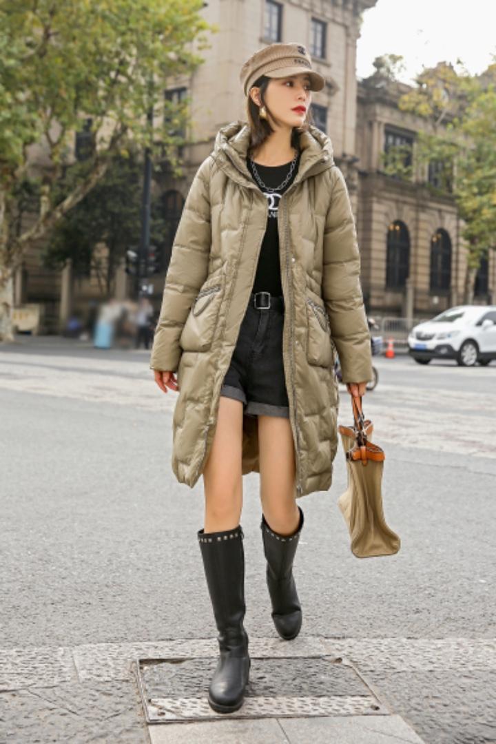 冬季2021新款宽松羽绒服,女装羽绒服,梦依雪歌