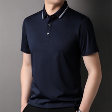 F82213钱塘2020-1时尚休闲中年男士百搭简约合身短袖T恤P57，男装T恤，钱塘207-1