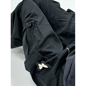 高街腰带蝴蝶工装裤男女宽松休闲直筒阔腿拖地个性裤子MK327 P50图片