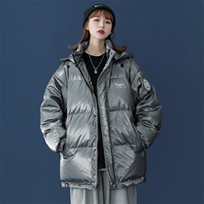 80白鸭绒中性冬季潮流设计炫彩亮面保暖连帽羽绒服YR100P255K298，男装羽绒服，A247A