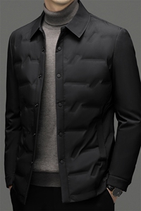 CSYR98203钱塘2020-2冬季厚款商务休闲翻领中年男士羽绒服P185图片