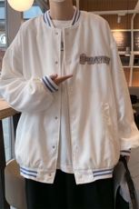 2021秋新款灯芯绒棒球服外套设计感小众休闲夹克男上衣W1690-P50，男装夹克，星座512-4