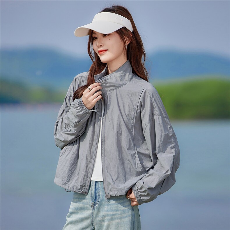 2026夏季新款现货UPF50+防晒衣短外套,女装防晒衣,靓衣阁