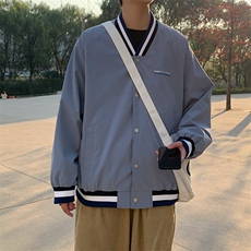 新款上市潮牌男女春季上衣宽松休闲夹克外套CYJK2126-P45，男装夹克，电商A128