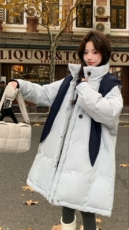 2026新款羽绒服帽子脱卸90白鸭绒2C053款号858批355控538，女装羽绒服，2C053