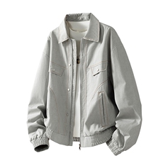 美式重磅高品质夹克秋季开衫外套男SY8815特P81控168大码4-8XL+5，男装夹克，星座610B-1
