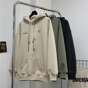 秋冬刺绣卫衣上衣加绒加厚D329-QM637-P65-控88图片