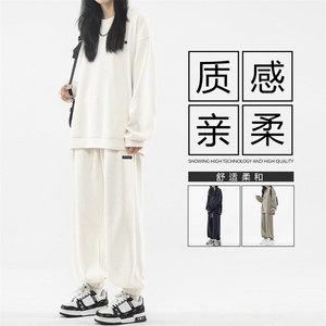 运动套装潮牌潮流百搭宽松休闲卫衣裤两件套TZ831-特批-98图片