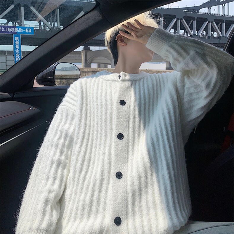 毛衣男秋冬新款港风宽松针织毛衫MYA6-P65，男装针织衫/毛衣，星座214-3