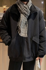 双面穿加绒棉衣D2220-TP115控158冬港风宽松可二开两穿棉服男，男装棉衣，电商A102-1