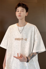 ！2026夏季新款男士重工刺绣碎花短袖T恤百搭半袖T2507特P28，男装T恤，电商B220