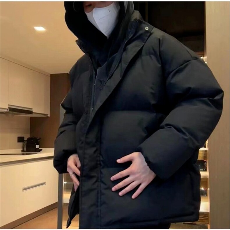 高质量防水棉服新款慵懒时尚文艺原宿流行日系简约气质ins潮流,男装棉衣,星座1013-1