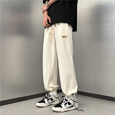 2023潮青春流行时尚潮牌休闲裤男文艺宽松型日系ins长裤K6368-P28，男装休闲裤，星座512-3