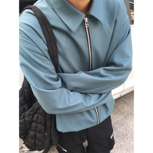 【有货】cleanfit蓝色短款外套男高级感痞帅行政夹克Y165LL-特P55图片
