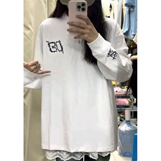 刺绣重磅美式长袖T恤男打底百搭外穿卫衣T8158，男装T恤，星座1116A（原606A-3）