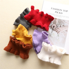 木耳边脖套，围巾，九月九羊绒