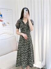 DINOBIENS【现货】夏季新款仙女气质小花连衣裙，女装连衣裙，迪诺比亚