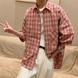 夏季短袖衬衫潮流格子衬衣D325 DX02 特P30 控58图片