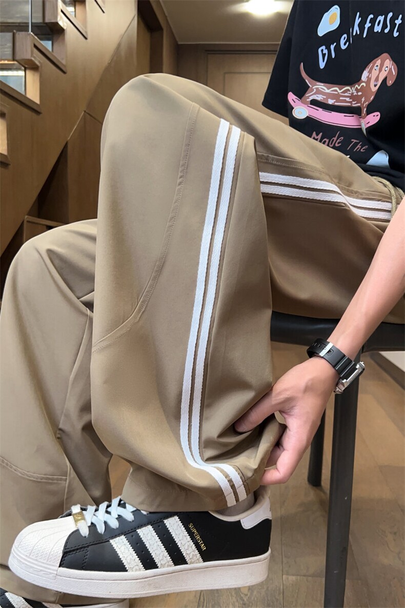 ！2026夏季新款男士冰丝休闲裤垂感百搭直筒裤Y1698特P25,男装休闲裤,电商B220