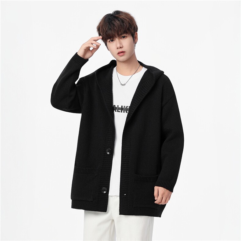 【新品】2025秋冬男士时尚休闲百搭针织连帽毛衣潮流-M268-P60,男装针织衫/毛衣,星座1105-1