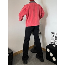 美式微喇牛仔裤男直筒宽松vibe裤子A080-9601-P40，男装牛仔裤，电商A080