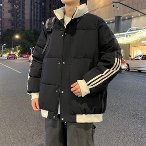 ！2025秋冬新款男士立领撞色棉衣百搭棉服外套MY200特P75图片