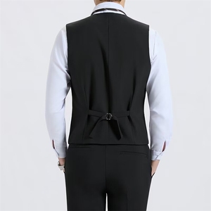 男士西装马甲休闲打底西服背心外套大码M-4XL MJ08 P45图片