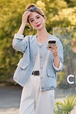 高级感气质小香风外套女2026年春季流行新款减龄宽松休闲夹克上衣，女装短外套，余墨