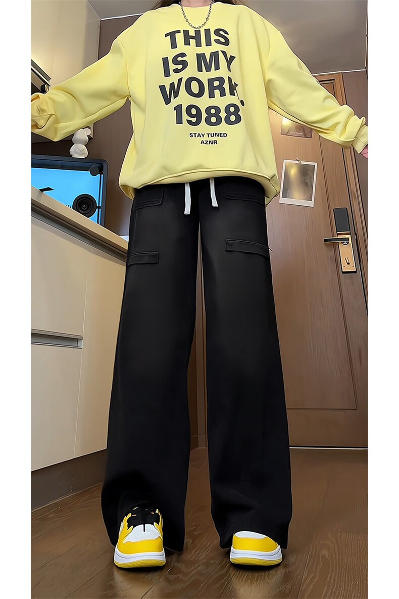 复古工装秋季新款牛仔裤男高级感裤子美式微喇裤-A1155TP50控70,男装牛仔裤,电商B241