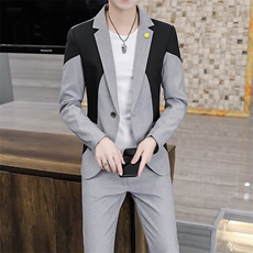 T168-P120春秋男士时尚西服两件套装礼服职业装，男装西服，星座507A（原星座306B-2）