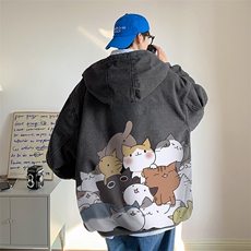控价158牛仔外套男大码加厚加绒棉衣男羊羔毛棉服男NM53162-P140，男装棉衣，电商A040