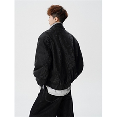 706-LK5046-P148特P现货冬季男立领座山雕毛加厚领棉服外套，男装棉衣，星座706