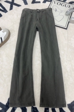 B221美式ins高街暗黑纯色拼接休闲洗褪牛仔裤LK25612-特P50控88，男装牛仔裤，电商B221