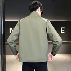 2025数据男士外套立领帅气工装青年夹克百搭时尚潮流上衣-P65，男装夹克，电商A225