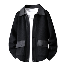 8735-P852025年秋冬新款休闲毛衣男士时尚长袖宽松针织衫上衣，男装针织衫/毛衣，电商A113