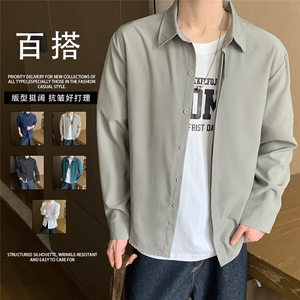 [006]纯色长袖衬衫外套A079-Y03-P30图片