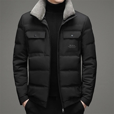 LD659钱塘2020-2秋冬新款中青年男士时尚休闲翻毛羽绒服外套P240，男装羽绒服，钱塘207-2