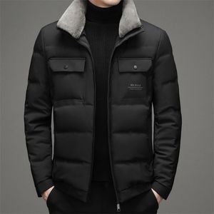 LD659钱塘2020-2秋冬新款中青年男士时尚休闲翻毛羽绒服外套P240图片