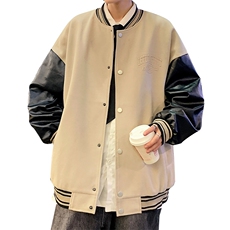 港风秋季龙凤呢棒球服百搭休闲宽松夹克外套男XZ214-8JK800P65，男装夹克，星座1204-3