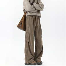 2025新款直筒宽松美式休闲裤垂感高级感西裤百搭现货K8256-P40，男装西裤，星座512-3