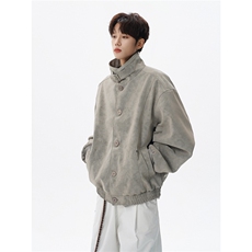 街头美式潮牌解构拼接翻领夹克情侣宽松百搭外套W372TP78控138，男装夹克，电商A170